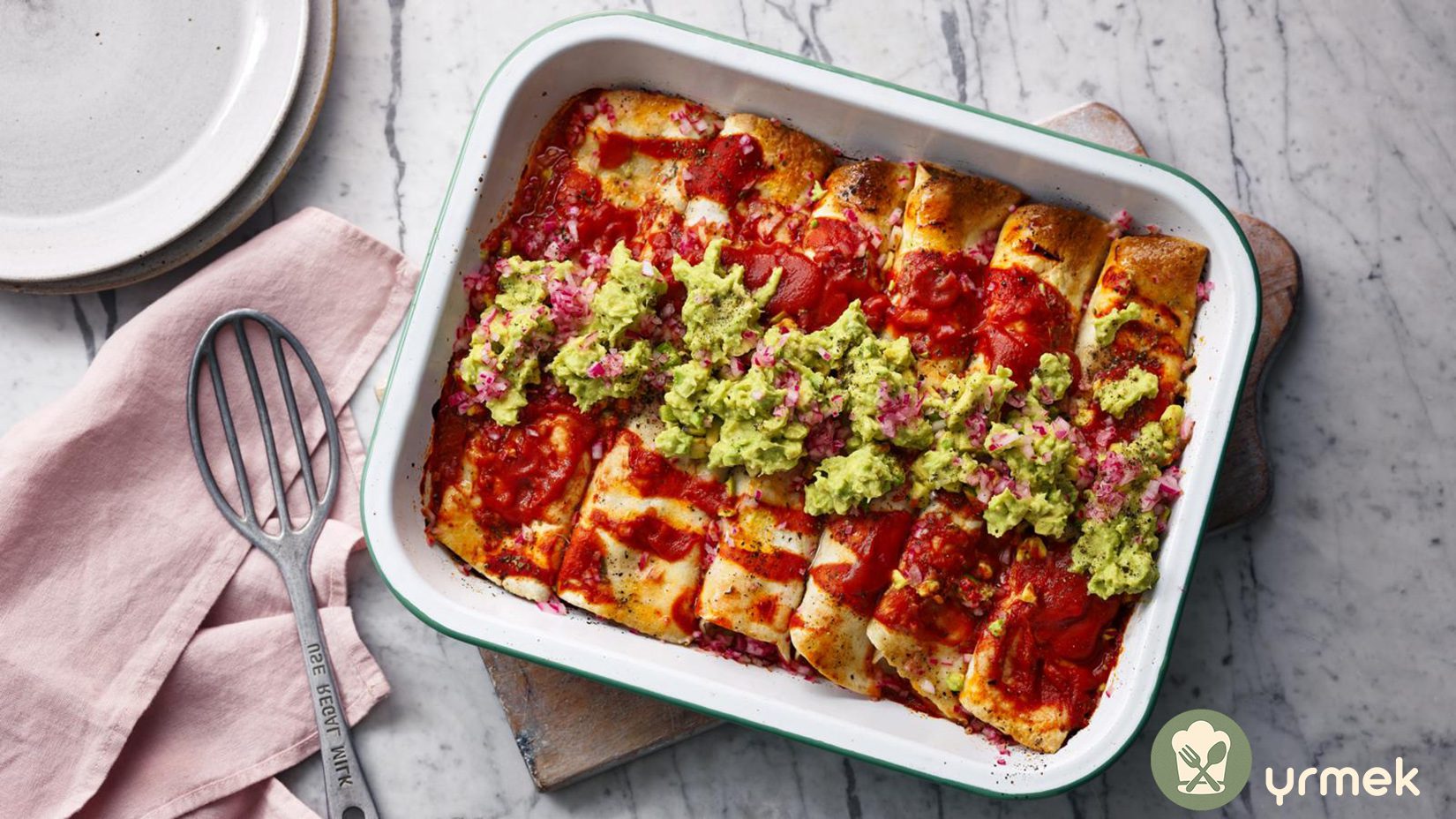 Vegan Siyah Fasulyeli Enchilada Tarifi