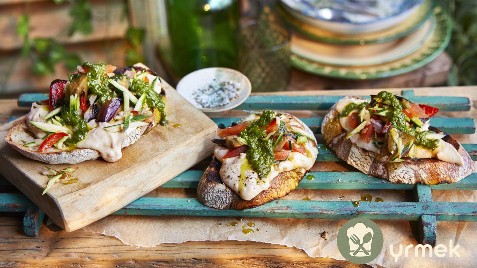 Provençal Ratatouille ile Fasulyeli Tost Tarifi