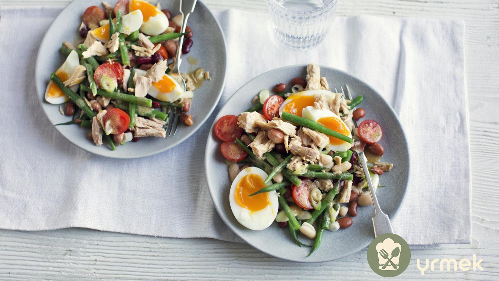 Yeşil Fasulyeli Ton Balığı Salatası Tarifi