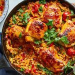 Harissa Soslu Arpa Şehriyeli Tavuk Tarifi